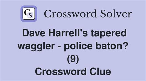 baton crossword|BATON Crossword Clue